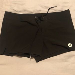 Black Roxy board shorts